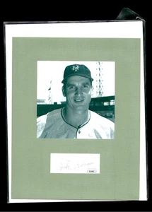 Bobby Thomson Cut Auto & Photo - Autograph COA - JSA - Picture 1 of 2