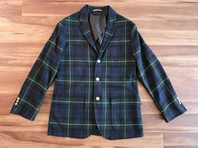 Abrigo deportivo Rugby Ralph Lauren lana tartán - Talla 42R Foto 1 de 4