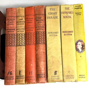 Lot of 7 Margaret Sutton Judy Bolton Books 1930's + - Picture 1 of 21
