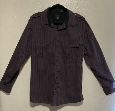 Mens J. Ferrar Embellished Button Down Long Sleeve Casual Dress Shirt - Image 1 of 4