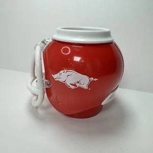 Arkansas Razorbacks Fußballhelm Kunststoff Getränkehalter mit abnehmbarer Tasse Schweine - Bild 1 von 8