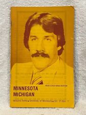 VINTAGE 1980-81 Minnesota Gophers vs. Michigan Wolverines Hockey Program+, NICE!