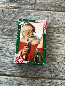 Coca Cola Playing Cards Deck Santa Claus Holiday coke Christmas Open Box Vtg - Picture 1 of 3