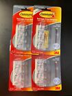 4x LOT Command Round Cord Organization Clips Hooks 3M New Packages Set 4