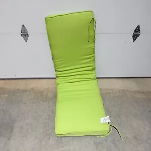 Sunbrella Corded Bench Cushion Ties Indoor Outdoor 60x19x3 Rectangle Apple Green - Picture 1 of 4