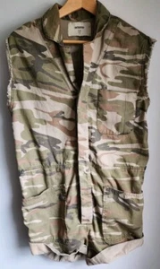 ONE TEASPOON Sz S Green Camo Safari Bandit Overall Romper Cotton - Picture 1 of 8