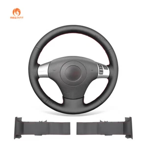 Funda de volante MEWANT DIY negra cuero sintético para Chevrolet Corvette 2006-2011 - Imagen 1 de 11