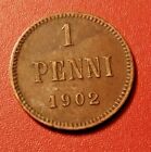 *Finland - 1 penni 1902  - Copper-*Cond.1+ *