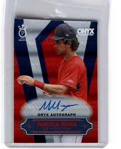 2022 Onyx Premium SILVER AUTOGRAPH 106/260 MARCELO MAYER Boston Red Sox - Picture 1 of 2
