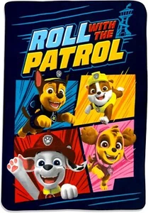 Girls Cozy Fleece Throw Blanket with Extra Soft Fun Design (Paw 22) - Foto 1 di 11