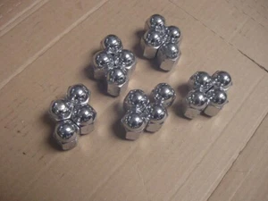 20 VG Used Chrome Lug Nuts 7/16 x 20 MGA Steel Aluminium Bolt on wheels - Picture 1 of 3