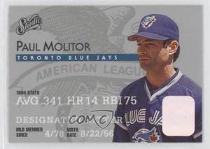 1995 Studio Paul Molitor #10 HOF