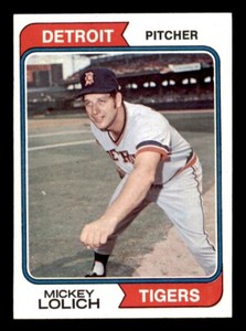 1974 Topps Baseball #9 Mickey Lolich NM/MT *d4