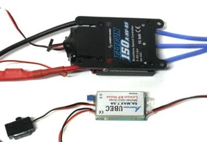 Freewing Hobbywing Speedcontroller Regler 150A für 90mm Impeller 5-8s mit SBEC - Bild 1 von 1