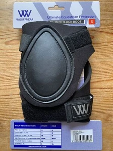 Woof Wear Black Club Fetlock Boots Small/Pony 12.2 - 13.1 hh - Picture 1 of 5