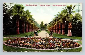 Postal Eastlake Park escena de invierno Los Ángeles California - Imagen 1 de 2