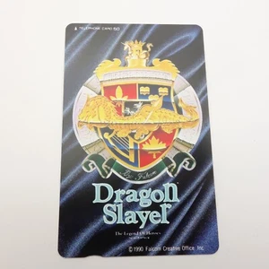 Japanese Telephone Card Dragon Slayer The Legend of Heroes Falcom 1990 - Picture 1 of 6
