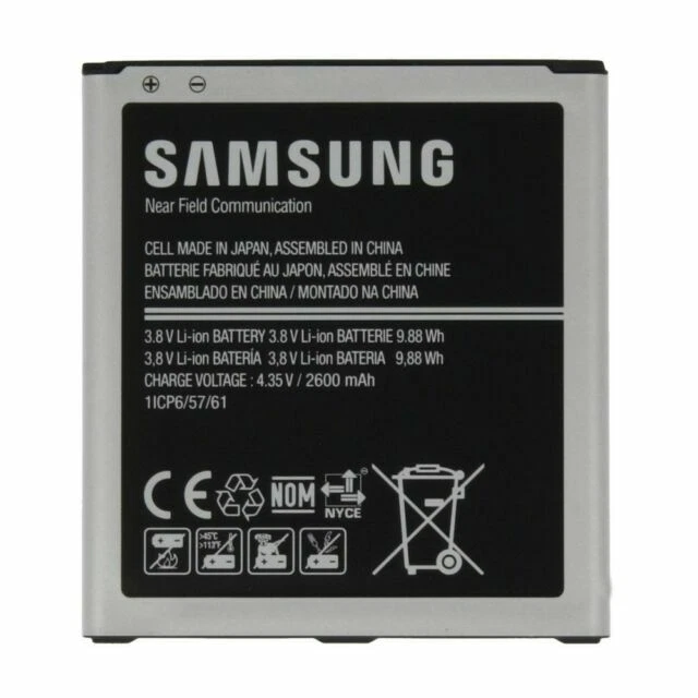 Samsung EB-BG530BBE 2600mAh Batería Interna de Repuesto para Galaxy Grand Prime - Negra