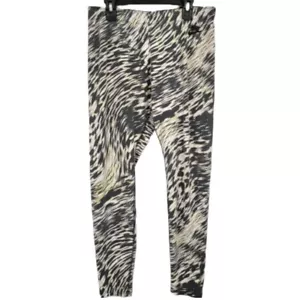 Nike Leggings Just Do it Damen Laufen Sport Large weiß grau grün - Bild 1 von 4