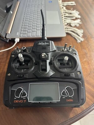 Sistema de radio Walkera DEVO 7 transmisor 2.4G original Foto 1 de 4