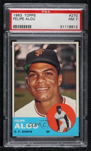 1963 Topps Felipe Alou #270 PSA 7
