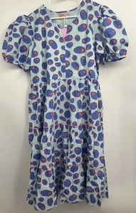 Briton Court neues abgestuftes Baumwollkleid Größe XL neu mit Etikett $ 194 - Bild 1 von 6
