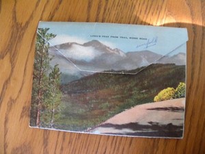 Rocky Mountain National Park Vintage Multi Photo Post Card - 18 Photos