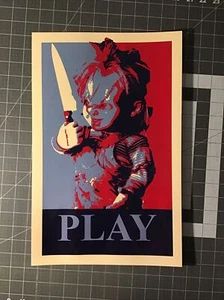 Chucky Kinder spielen Hoffnung Parodie Poster 11x17 Halloween Horrorfilm Wandkunst - Bild 1 von 2