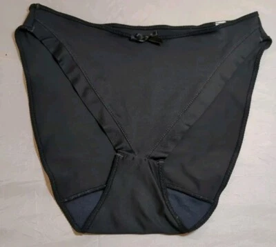 Vintage Chantelle Black Spandex Blend Panties Briefs Small New Without Tags - Image 1 of 4