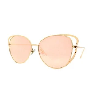 Retro Cat Eye Metal Fashion Sunglasses - Picture 1 of 9