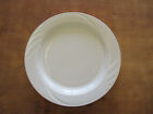 Corning Pyroceram WHITE Luncheon Plate 9" Embossed Fans 1 ea   5 Available
