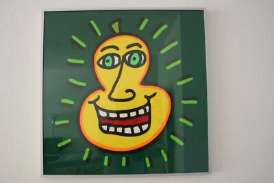 James Rizzi Icon Pear handsigniert Galerierahmung AP 9/25 2008 - Bild 1 von 2