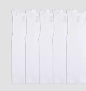 🐻 Fruit of the Loom Boys' Tagless Tank Tops, ONLY 4 Pcs, Size X-Large 18-20 - Picture 1 of 3