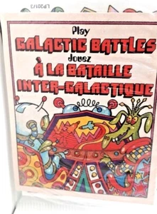 Vintage Canadian Post Cereal Galactic Battles 1981 Original Sealed - Picture 1 of 2