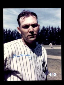 Bill Dickey PSA DNA Signed 8x10 Photo Autograph Yankees - Picture 1 of 3