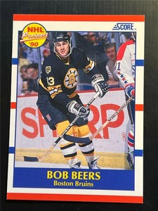  1990-91 Score #385 Bob Beers RC