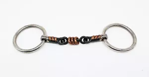 Western Double Jointed Sweet Iron Copper Big Bit - Picture 1 of 1