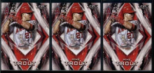 LOT OF (3) MIKE TROUT 2017 TOPPS FIRE #50 ANGELS BASE CARDS FC8181 - Picture 1 of 1