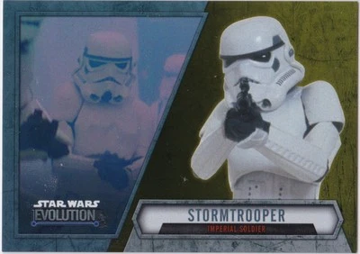 STAR WARS 2016 TOPPS EVOLUTION GOLD PARALLEL INSERT #69 STORMTROOPER 23/50 - Image 1 of 2