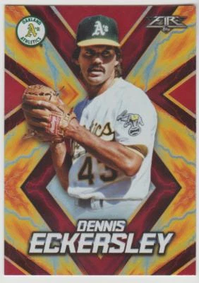 2017 Topps RED Fire FOIL Parallel Dennis Eckersley  # 70 ~ Oakland A's ~ NM/MT - Image 1 of 2