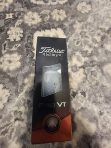 Titleist golf balls Pro V1 #1 Ball in Golf New - Pack of 3 balls - Picture 1 of 5