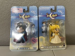Sailor Moon Collectible Prince Endymion Clip-On Keychain + Princess Serena - Picture 1 of 21