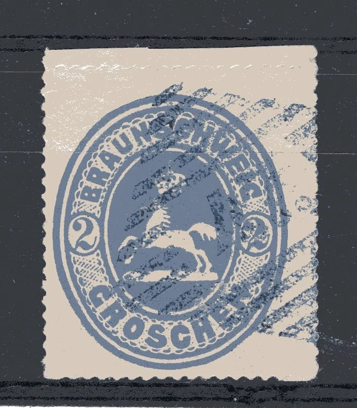 ALEMANIA, BRINSWICK, YV # 14, USADO, EN MUY BUEN ESTADO Foto 1 de 1