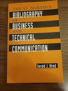 St. Martin's Bibliography of Business and Technical Communication - Bild 1 von 8