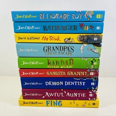 9 Lot David Walliams- Ratburger, Mr Stink, Billionaire Boy, Demon Dentist,+5 - image 1 of 4