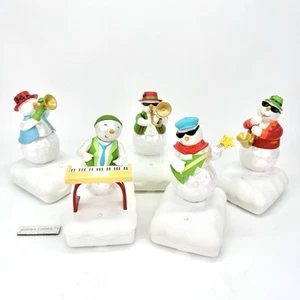 Hallmark Snowman Band Wireless 5tlg Komplettset Posaune Tony GETESTET FUNKTIONIERT 2010 - Bild 1 von 23
