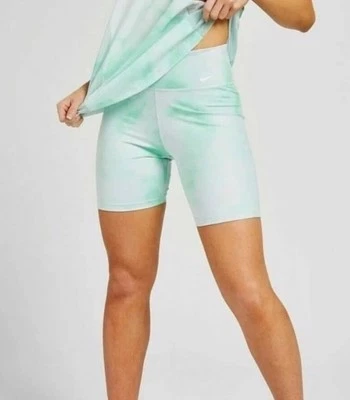 耐克 One Icon Clash 7 英寸 Dri-Fit 训练短裤 XS 码 领带染料 白色和绿色 — 第 1/4 张图片