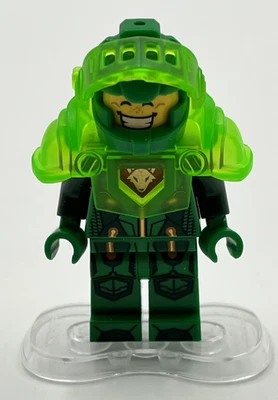 Lego Aaron Fox Trans-Brillante Verde Visera y Armadura Minifigura Ultimate Aaron 70332 Foto 1 de 4