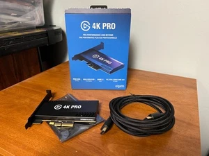 Carte de capture Elgato 4K Pro - RĂ©solution HDR jusqu'Ă 8K ! CIB, peu utilisĂ©, comme neuf đ„ - Photo 1/13
