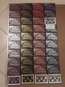 1999 - 2008 10 set 50 state commemorative D, P, gold, platinum - Picture 1 of 6